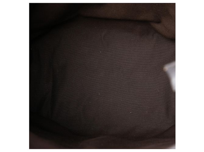 Borsa Tote Gucci in nylon GG marrone Marrone scuro - vista 4