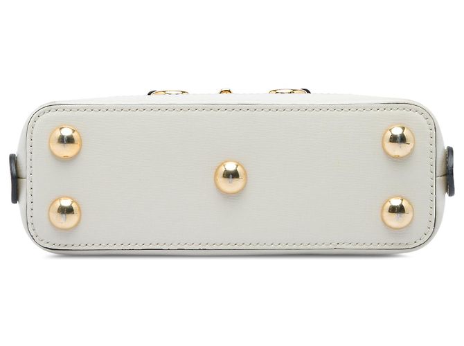 Borsa a mano Gucci Beige Mini GG Supreme Horsebit 1955 - vista 3