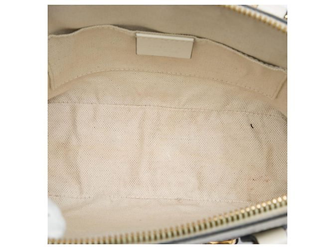 Borsa a mano Gucci Beige Mini GG Supreme Horsebit 1955 - vista 4