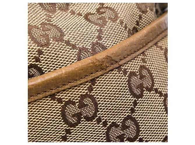 Bolsa de Ombro Gucci Beige GG Canvas Eclipse Bege - vista 5