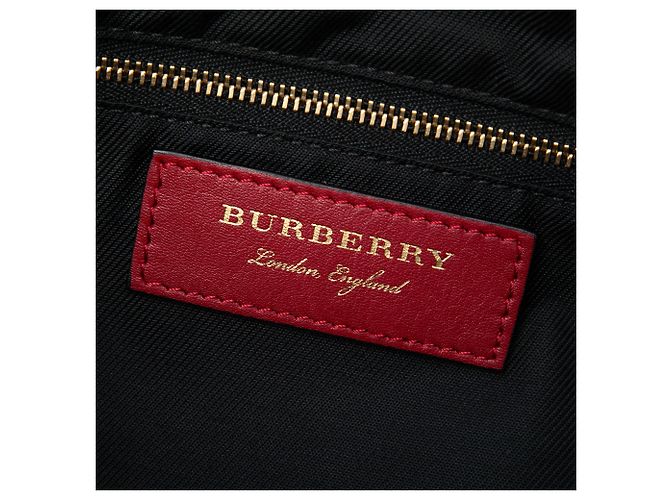 Burberry Beige Haymarket Check Coated Canvas Chichester Crossbody - vista 5