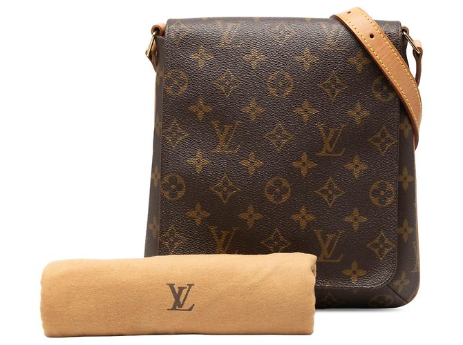 Louis Vuitton Brown Monogram Musette Salsa PM Short Strap Braun - Ansicht 7