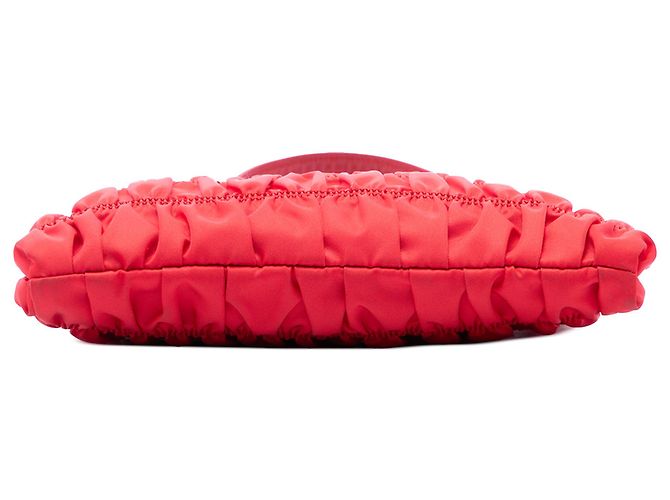 Prada Red Tessuto Gaufre Schultertasche Rot - Ansicht 3