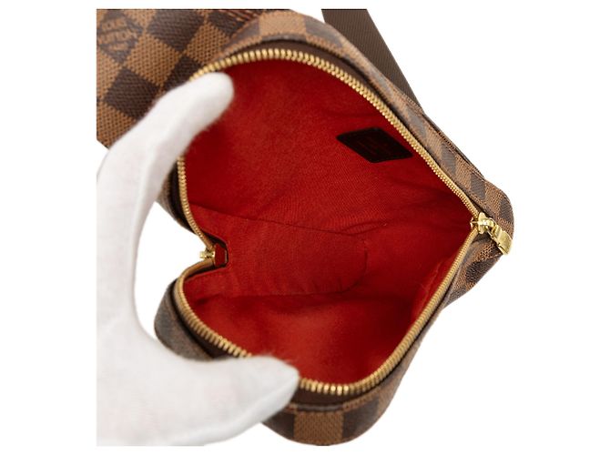 Louis Vuitton Brown Damier Ebene Geronimos Marron - vue 4