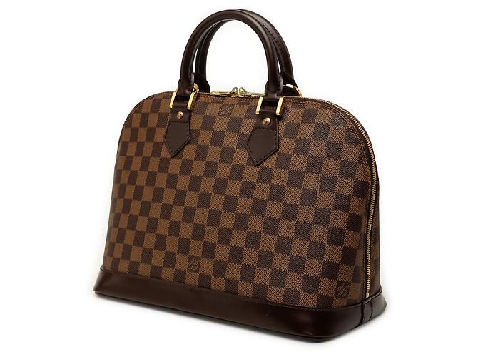 Louis Vuitton Brown Damier Ebene Alma PM Marrom - vista 2