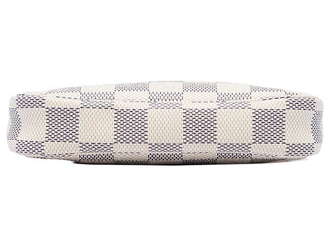 Louis Vuitton White Damier Azur Mini Pochette Accessoires Weiß - Ansicht 3