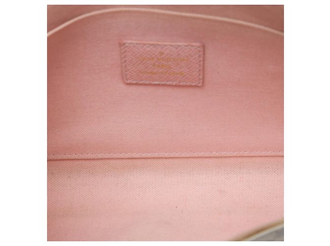 Louis Vuitton White Damier Azur Pochette Felicie Blanc - vue 4