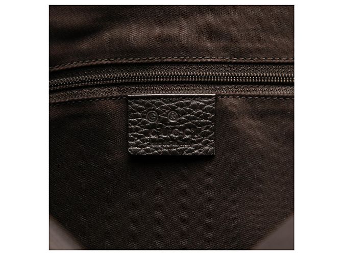 Bolso Hobo Gucci Large GG de denim marrón Castaño Marrón oscuro - vista 5