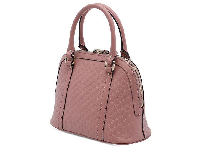 Borsa Gucci Pink Mini Microguccissima Dome Satchel Rosa - vista 2