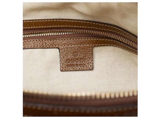 Gucci Bree Dome Tote Medium aus GG Canvas Beige - Ansicht 5