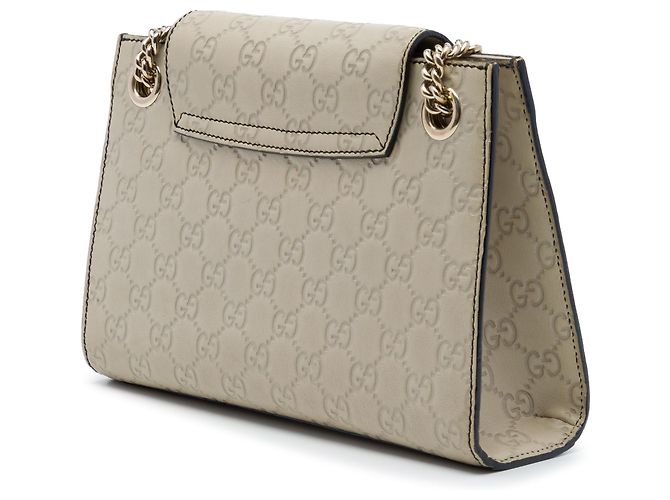 Gucci Gray Small Guccissima Emily Schultertasche Braun Grau - Ansicht 2