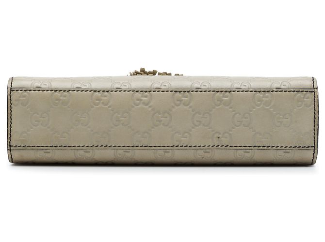 Gucci Gray Small Guccissima Emily Schultertasche Braun Grau - Ansicht 3