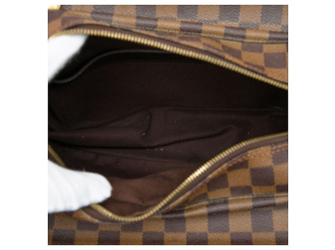 Louis Vuitton Brown Damier Ebene Naviglio Marrone - vista 4