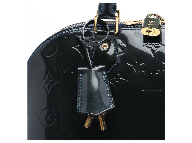 Louis Vuitton Green Monogram Vernis Alma PM Verde Verde escuro - vista 6