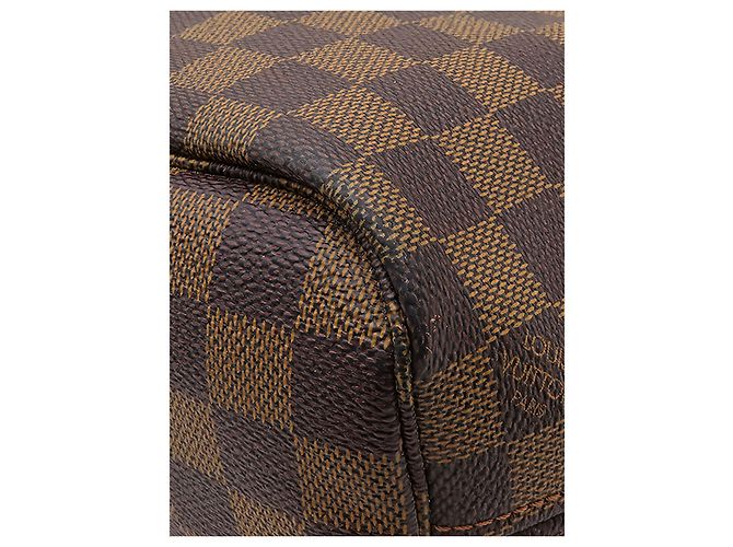 Louis Vuitton Brown Damier Ebene Neverfull PM Marrone - vista 11