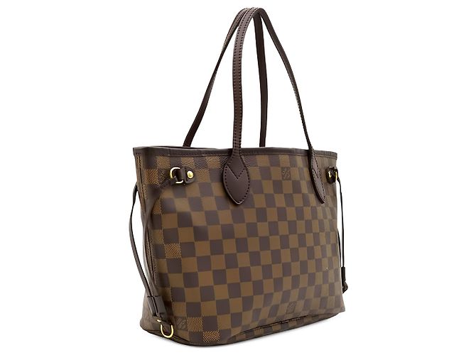 Louis Vuitton Brown Damier Ebene Neverfull PM Marrone - vista 2