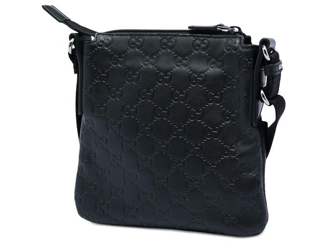 Borsa a tracolla Gucci Guccissima nera Nero - vista 2