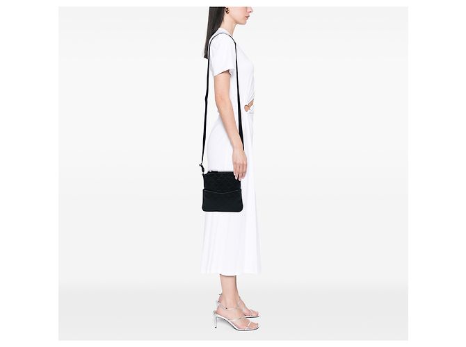Borsa a tracolla Gucci Guccissima nera Nero - vista 5