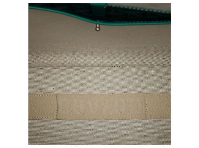Goyard Green Goyardine Bellechasse PM Verde - vista 4
