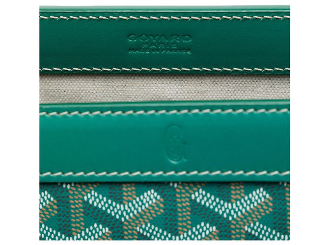 Goyard Green Goyardine Bellechasse PM Verde - vista 5