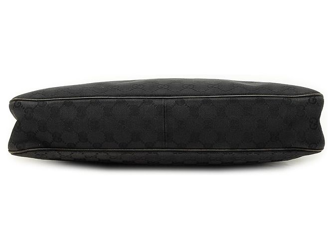Bolsa de Ombro Gucci Black GG Canvas Eclipse Preto - vista 3