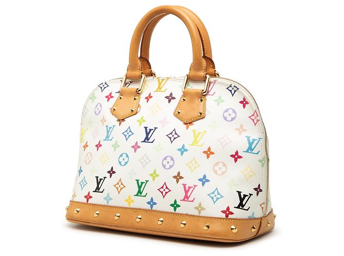 Louis Vuitton White Monogram Multicolore Alma PM - view 2