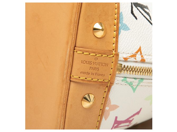 Louis Vuitton White Monogram Multicolore Alma PM - view 5