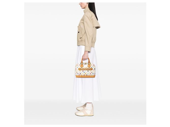Louis Vuitton White Monogram Multicolore Alma PM - view 6