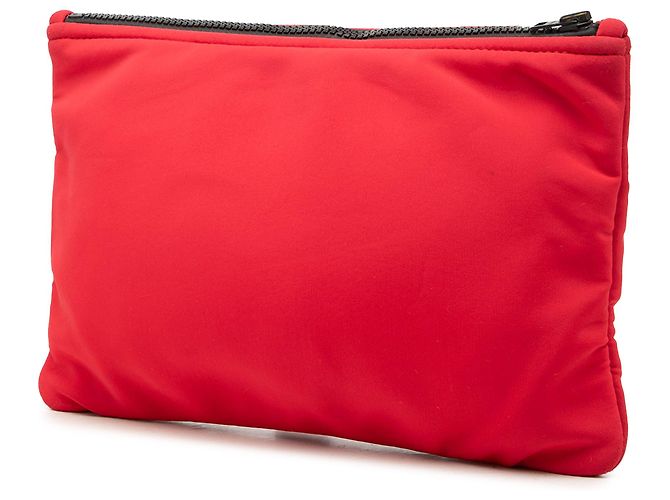 Hermès Neobain Case Rot Medium aus Neopren - Ansicht 2