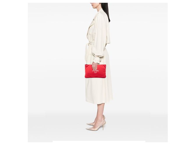 Hermès Neobain Case Rot Medium aus Neopren - Ansicht 6