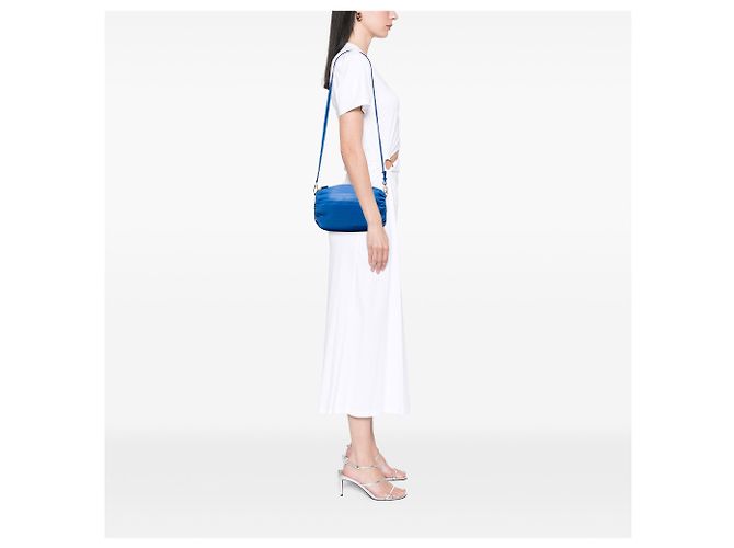Bolso de muñeca LOEWE de nappa plisado azul - vista 5