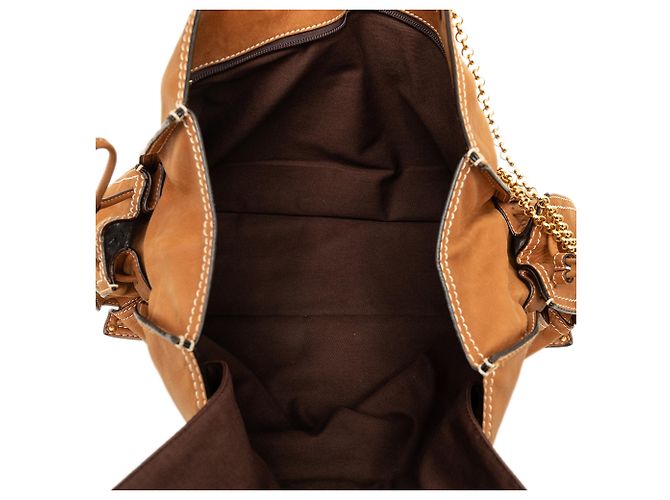 LOEWE Brown Leather Crown Logo Shopper Tote Braun - Ansicht 4
