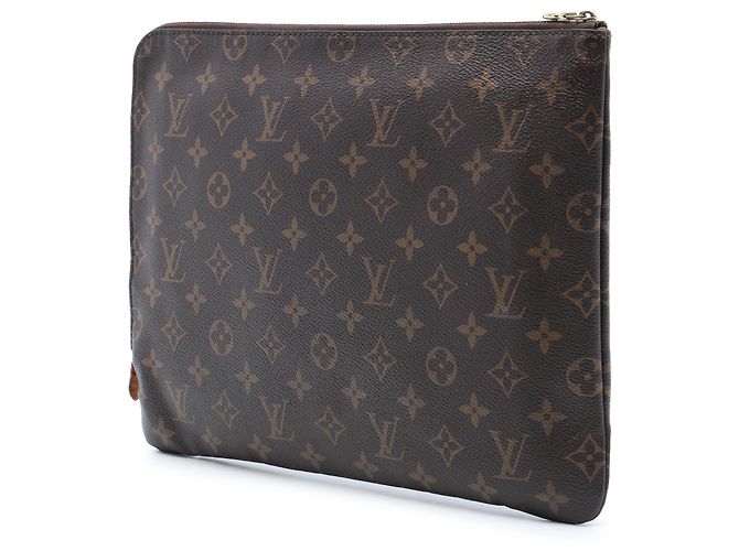 Louis Vuitton Brown Monogram Etui Voyage MM Castaño - vista 2