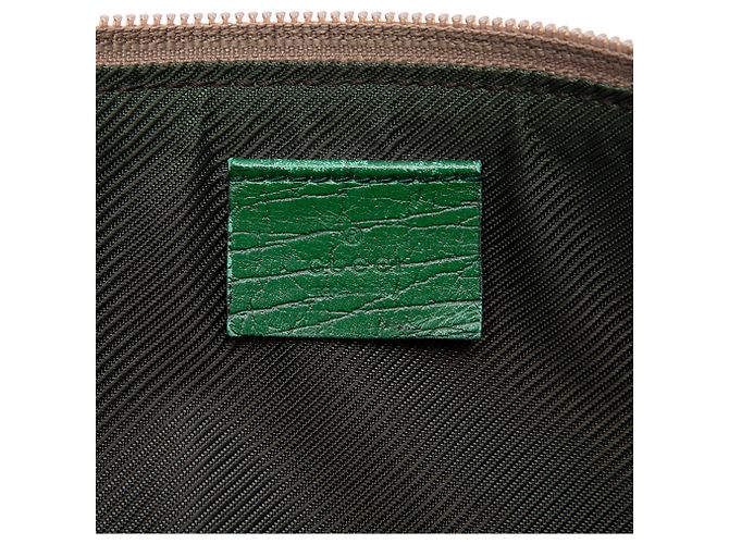 Gucci Beige GG Canvas Boat - vista 5