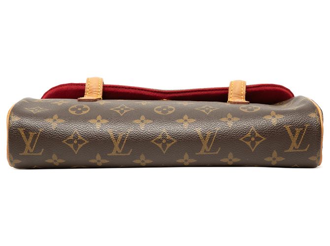 Louis Vuitton Brown Monogram Sonatine Marrone - vista 3