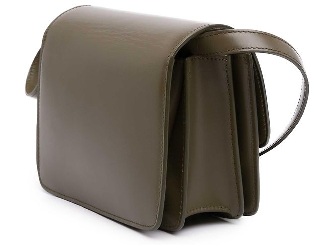 Céline Celine Green Small Calfskin Classic Box Verde Verde oliva - vista 2