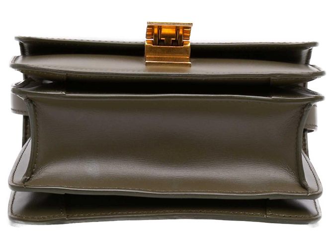 Céline Celine Green Small Calfskin Classic Box Verde Verde oliva - vista 3