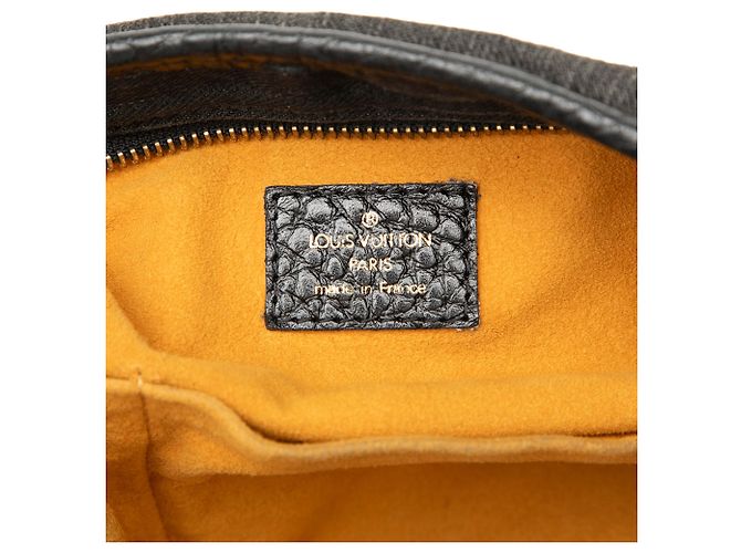 Louis Vuitton Black Monogram Denim Neo Cabby MM Nero - vista 5