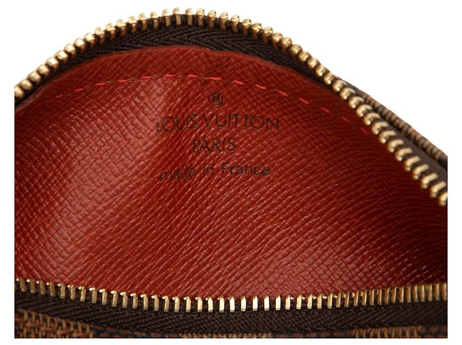 Louis Vuitton Brown Damier Ebene Papillon Pochette Marrone - vista 5