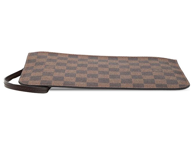 Louis Vuitton Brown Damier Ebene Neverfull MM Täschchen Braun - Ansicht 3