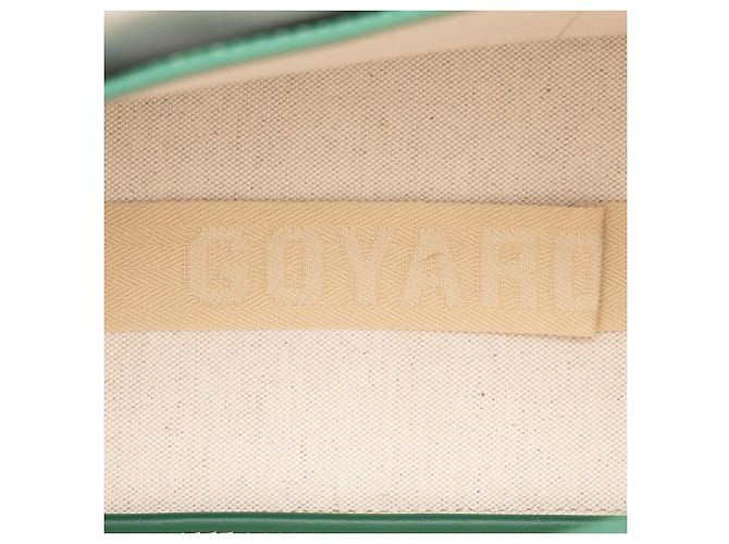 Goyard Green Goyardine Capetien MM Messenger Verde - vista 5