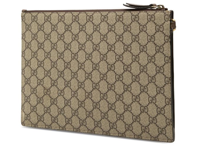 Clutch Gucci Beige GG Supreme Neo Vintage - vista 2