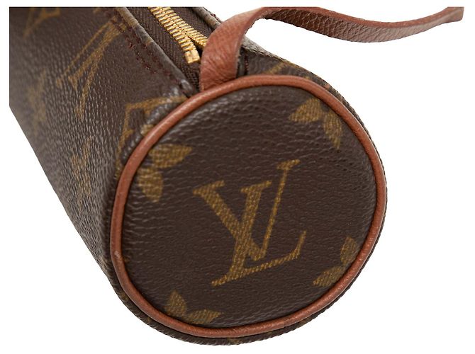 Louis Vuitton Brown Monogram Papillon Pochette Marron - vue 5