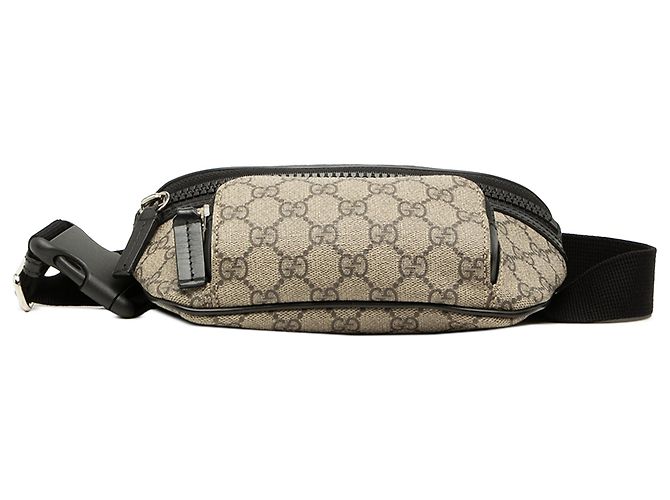 Gucci Beige GG Supreme Gürteltasche - Ansicht 3