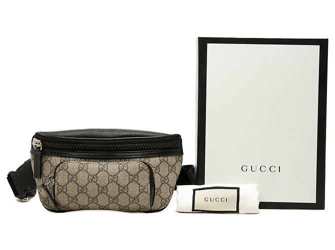 Gucci Beige GG Supreme Gürteltasche - Ansicht 7
