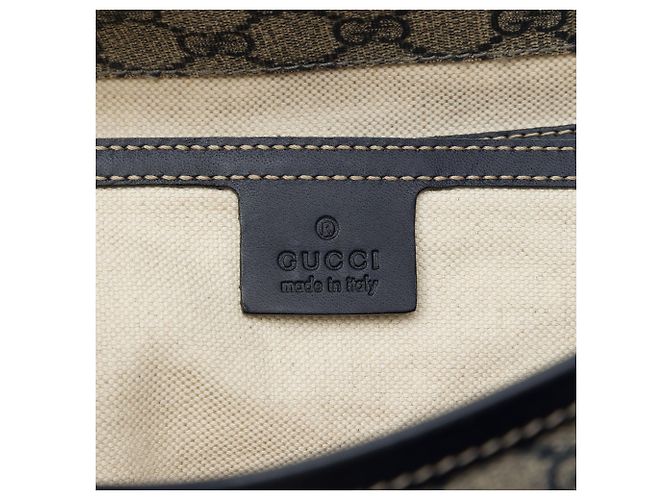 Borsa a tracolla Gucci Beige GG Supreme - vista 5