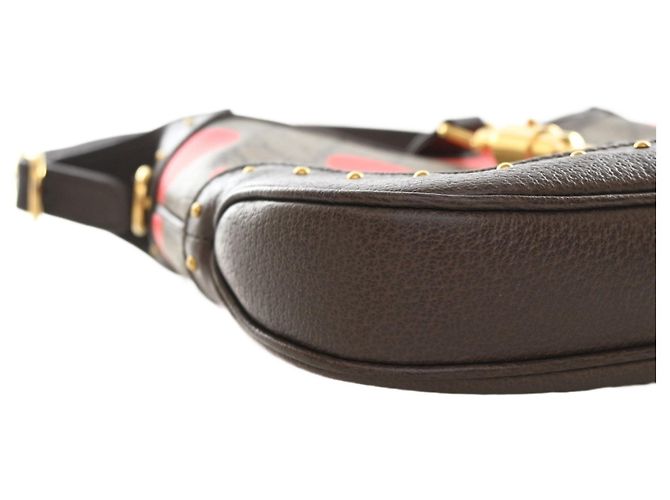 Borsa Jackie 1961 Small GG Supreme a pois beige Gucci - vista 7