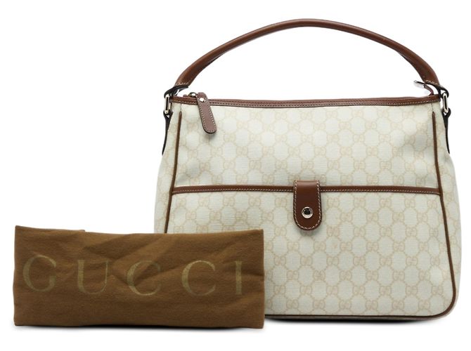 Gucci White GG Supreme Joy Handtasche Weiß - Ansicht 6