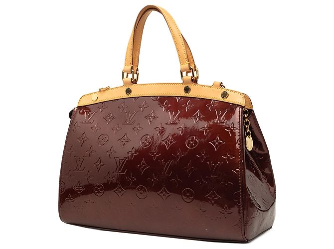 Louis Vuitton Red Monogram Vernis Brea MM Rouge Bordeaux - vue 2