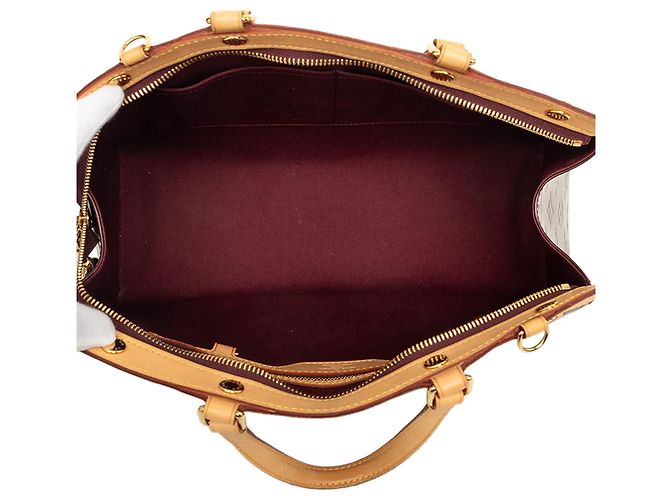 Louis Vuitton Red Monogram Vernis Brea MM Rouge Bordeaux - vue 4